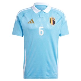 Belgia Onana 6 Vieras Euro 2024 - Jalkapallo Pelipaidat (S/S)